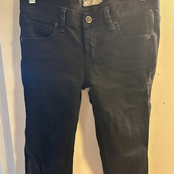 Free People Jeans with Leg Zippers - Picture 1 of 4